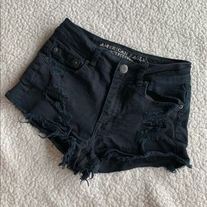 Black American Eagle shorts size: 0